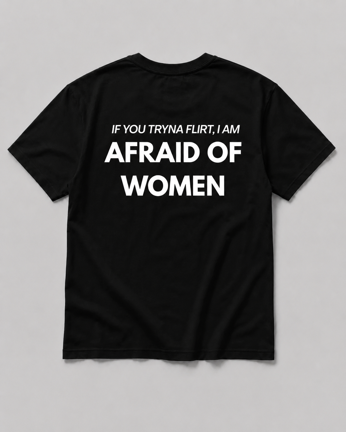 I'M AFRAID BLACK TEE