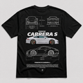 Porsche Carrera S Tee Black