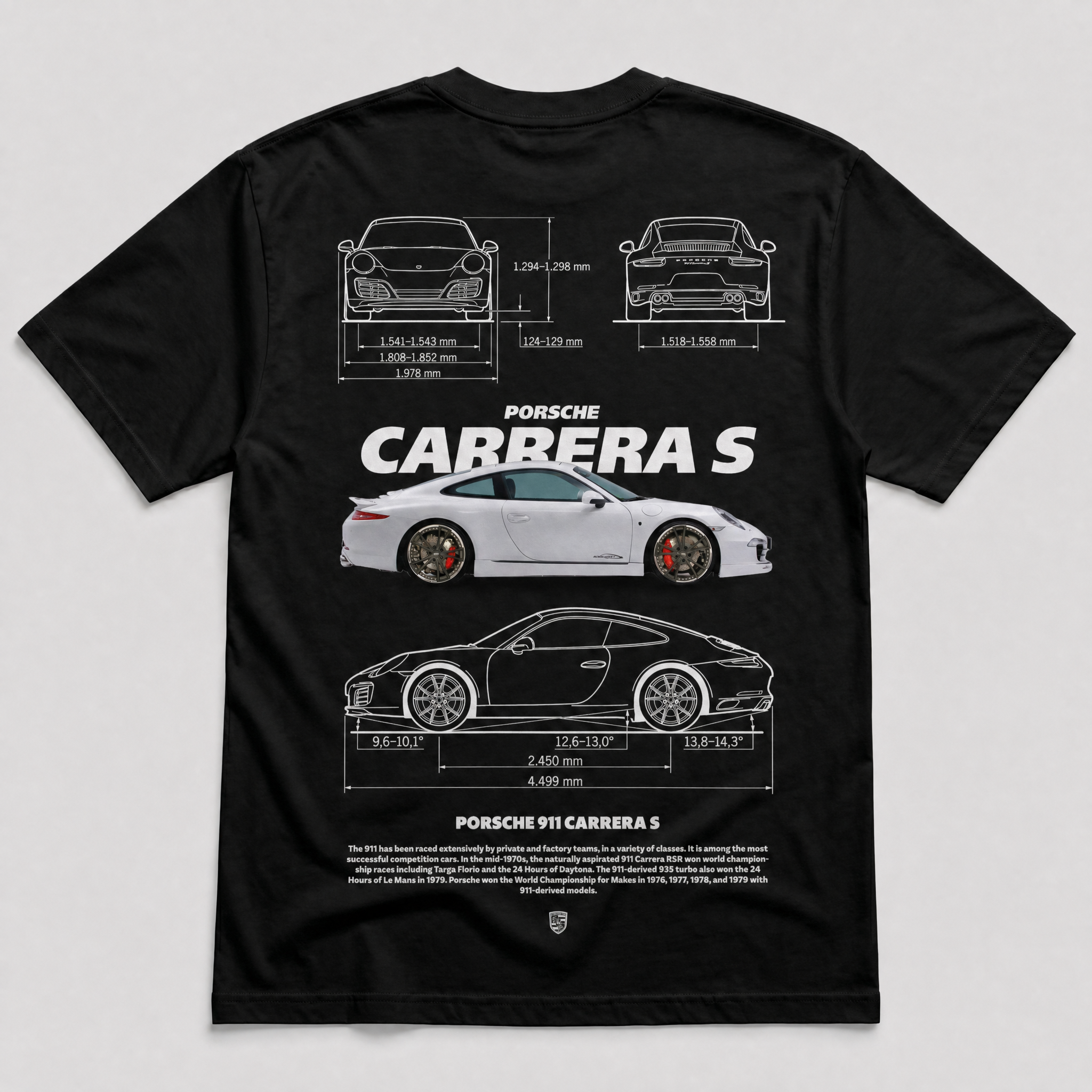 Porsche Carrera S Tee Black