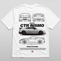 Nissan GTR Nismo Tee White